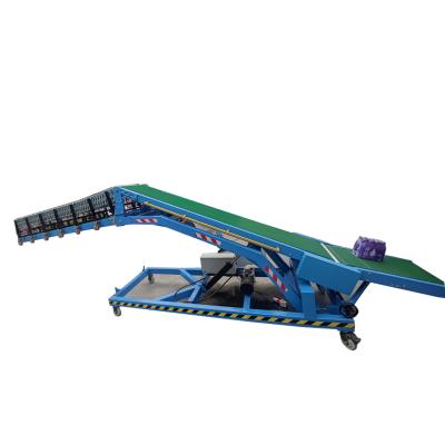 China Hot Selling Heat Resistant Container Loading and Unloading Telescopic Conveyor Container Truck Loading and Unloading Conveyor for sale