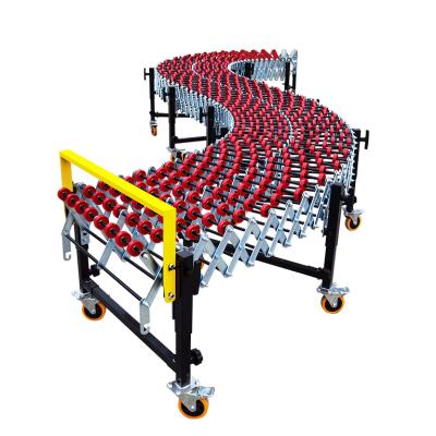 China Telescopic Belt Flexible Heat Resistant Conveyor Manufacturer China Chain Roller Conveyor Roller LIANGZO Flywheel for sale