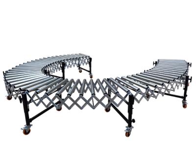 China LIANGZO Heat Resistant Unpowered Flexible Conveyor For Material Handling Equipment Heavy Duty Conveyor for sale