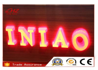 China Promotinal Commercial Lighted Letter Channel Signs Low Power Consumption for sale