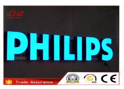 China Outside Backlit Reverse LED Channel Letter Signs High Bright For Dining Hall for sale