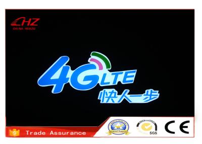 Chine Lettres éclairées à contre-jour acryliques durables de signe d'alphabet avec la lumière colorée de LED à vendre