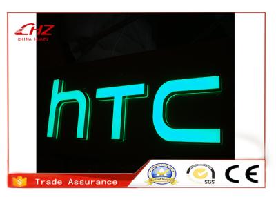 China Outdoor Resin 3D Back Lit Channel Letters Mirror Signage / Light Box Sign for sale