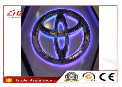 Cina Il metallo acrilico l ha acceso il logos retroilluminato dell'automobile 3D per Toyota/Volkswagen in vendita