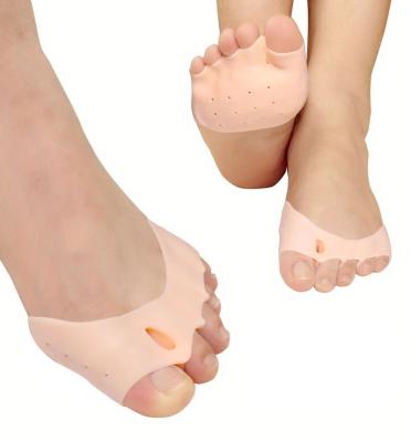 China Silicon Toe Separator for Bunion Correction, Protective Forefoot Toe Separator Metatarsal Pad for Women for sale