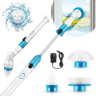 China Rotating Sustainable Electric Rechargeable Electric Scrubber Household Floor Brush Cleaning Shower Cleaning Tool For Bathroom for sale