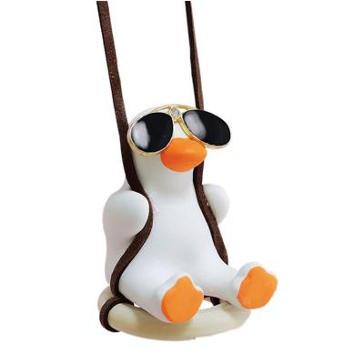 China Easy To Hang Wholesale Cute Duck For Car Mirror Hanging Ornament Accessories for sale