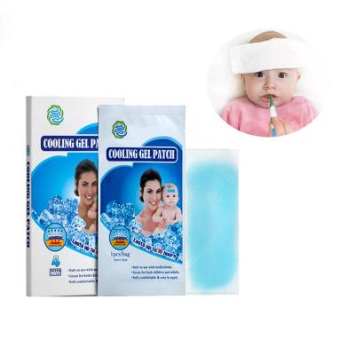 China Best selling fever reducing cooling gel pad 5*12cm for 1 piece/bag 5*12cm for sale