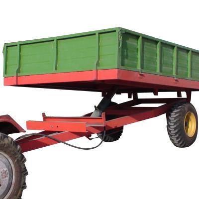 China Hydraulic System Tractor Tilting Trailer Farm Hydraulic Dump Trailer For Sale for sale