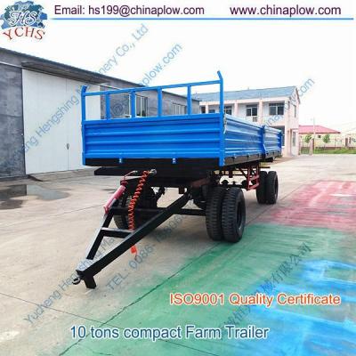 China Tipping of agriculture tractor trailer farm dump trailer for sale