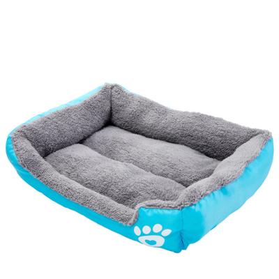 China Factory Wholesale Viable Waterproof Pet Bed Indoor Use Soft Durable Dog Cat Bed For Deep Sleep for sale