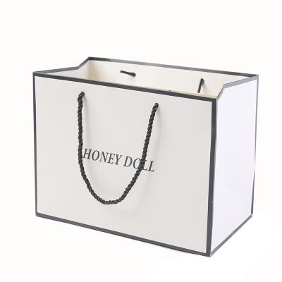 China Fashionable wholesale high quality foldable logo printed shopping bag for packaging for sale