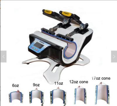 China DIY 2 in1 Double Station Mug Heat Press Machine Mug Heat Transfer Machine Sublimation Mug Heat Press for sale