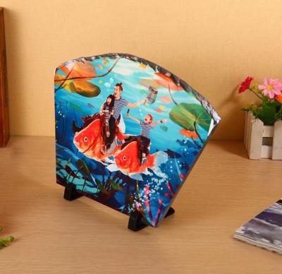 China 27*17cm Chinese, Wholesale Sublimation Rock Slate Photo Sublimation Photo Rock for sale