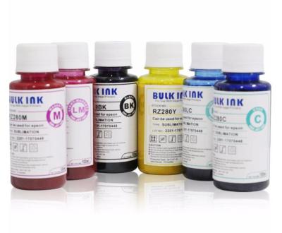 China 100ml sublimation ink for inkjet printer, black/magenta/yellow/cyan/light cyan/light magenta YSI01 for sale