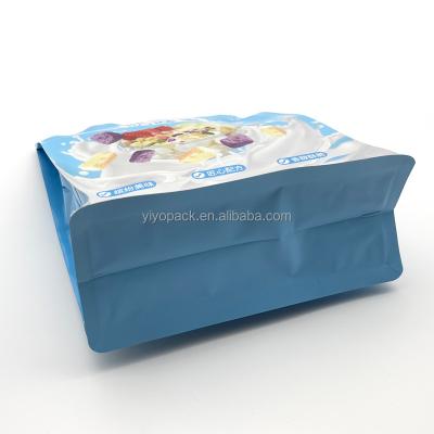 China Recyclable Ziplock Pouch Flat Bottom Bag Food Grade Pastry Bag Coffee Beans Tea Bag Package Ziplock Pouch for sale