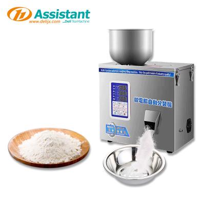 China DL-FZ-100 Vibratory Filler 100g Máquina de enchimento de farinha/granula para grãos de chá 220v à venda