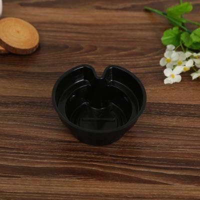 China Beverage free ship to USA new and hot 1000PCS spun shaped plastic snack tray for paper or plastic food cup for sale