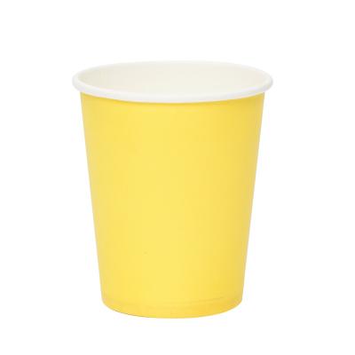 China OEM 8OZ 300ML Disposable Single Wall Paper Cup With Customized Logo Printing for sale