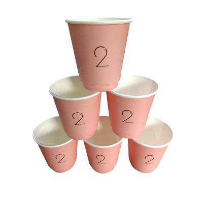 China Mini cute biodegradable thick wallpaper coffee paper cup designs in high quality made in China for sale