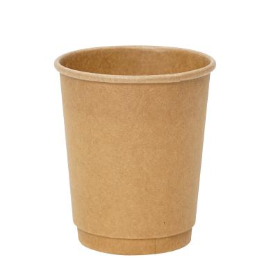 China 12oz Biodegradable Customized Cardboard Disposable Coffee Cups For Christmas Party for sale