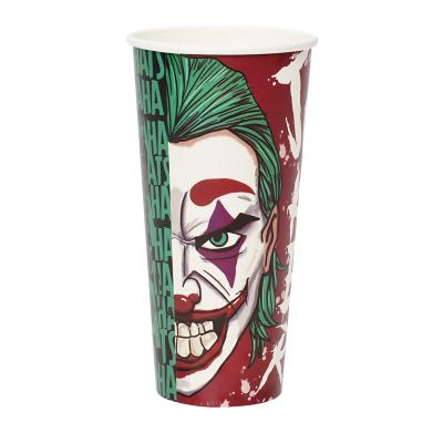 China Disposable Disposable PE Coated Single Wall Cold Paper Drink Cup With Custom LOGO Printing for sale