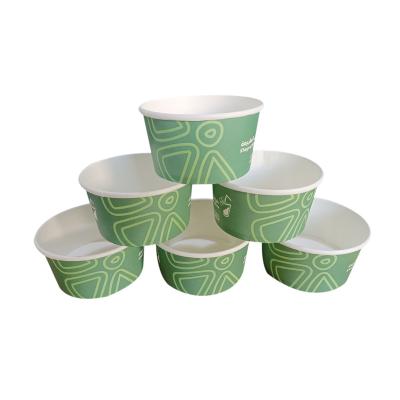 China High Quality Disposable Jelly Disposable Ice Cream Bowl Paper Bowl Salad Noodle Cup Soup Packaging Cups for sale