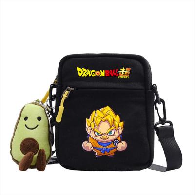 China New Dragon Ball Anime Canvas Messenger Bag Small Square Bag Shoulder Bag for sale