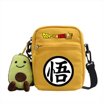 China New Dragon Ball Anime Canvas Boys Messenger Bag Children Small Square Bag Shoulder Bag for sale