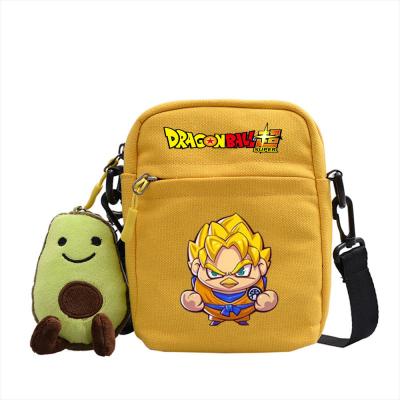 China Fashionable Dragon Ball Canvas Dragon Ball Man Bag Small Dragon Shoulder Bag for sale