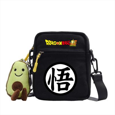 China New Canvas Dragon Ball Shoulder Bags Dragon Anime Walking Shoulder Bag Long for sale