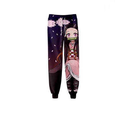 China Anti-wrinkle demon slayer girls pants demon slayer women pants demon slayer winter pants for sale