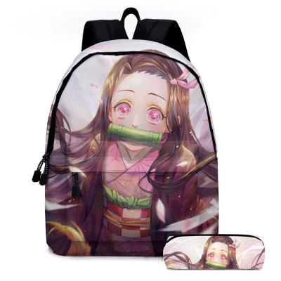 China Fashionable Backpack Slayer School Bags Demon Slayer Girls Waterproof Bag Slayer School Bag for sale