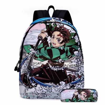 China Demon Slayer Adult School Bag Fantasy School Bags Slayer 3d Waterproof School Bag for sale