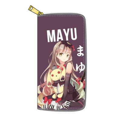 China PU Leather Waterproof Wallet Wallet Children Slayer Demon Anime Long Clutch Wallet for sale