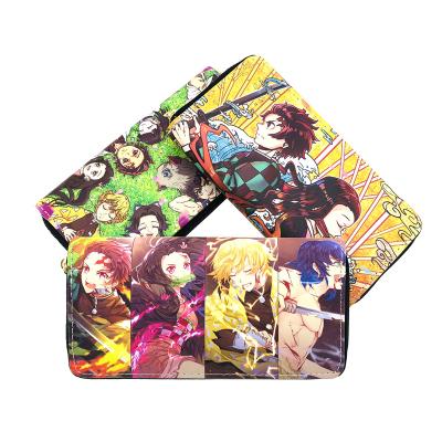 China Demon Slayer Paper Wallet Demon Slayer Money Wallets Demon Slayer Teenage Waterproof Wallet for sale