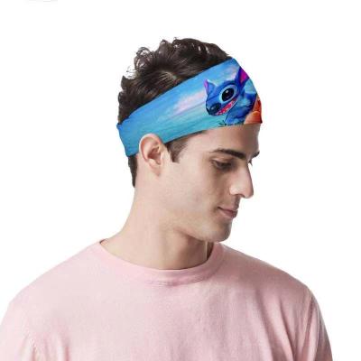 China Fashion male and female sports headbands girls dot headbands muslim hachimaki headbands for sale