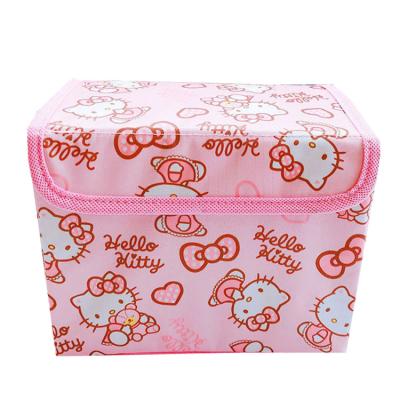 China Magic Storage KT Cloth Oxford Cartoon Stitch KT Box Viable Collapsible Collapsible Storage Box Storage Box KT Box for sale