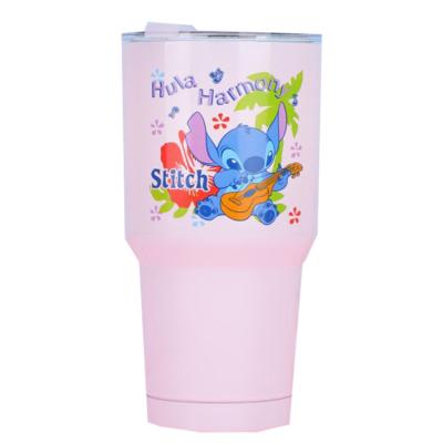 China 500ml-1000ml PORTABLE Stainless Steel Cartoon Dot Vacuum Cup Cute Gift Mug Outdoor Sports Mug for sale