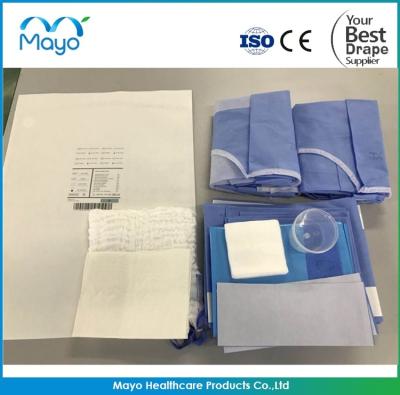 China 55Gsm MAYO Surgical Drape Universal Hospital Operation Drape Pack for sale