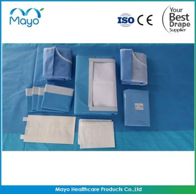 Κίνα Disposable Sterile Surgical Laparoscopy Drape Pack Laparoscopic Pelviscopy Drape προς πώληση