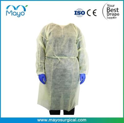 Cina Non Woven Disposable Isolation Gowns Latex Free 10EA (Knit Cuff 35g) in vendita