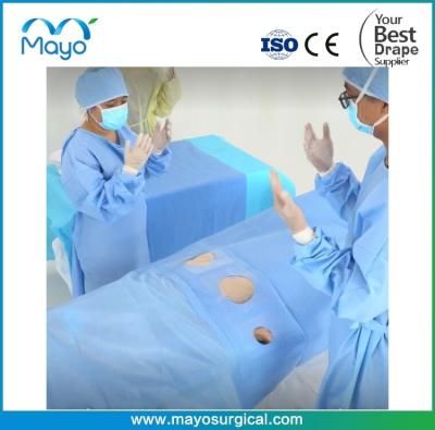 China Customized Complex Surgical Cerebral Angiography Pack With Drape 4 Hole for sale