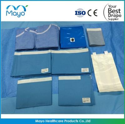 China PSB Tri Lam Surgical Drape Pack, den Elementaroperation Wegwerfsteriles entkeimte, drapiert zu verkaufen