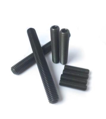 China HEX Grade 10.9 Carbon Steel Black Oxidation Hex Socket Set Screw for sale