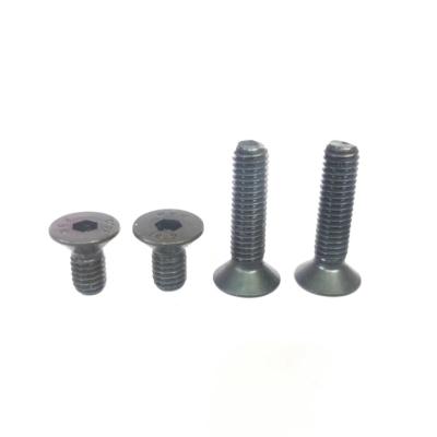 China Black Carbon Steel Grade10.9 Countersunk Hex Socket Head Bolt High Strength Flat Head Bolt for sale