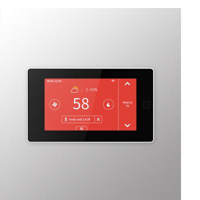 China TUYA Google Home WIFI Touch Screen Programmable Automatic Thermostat Wifi Alexa Alexa Thermostat for sale