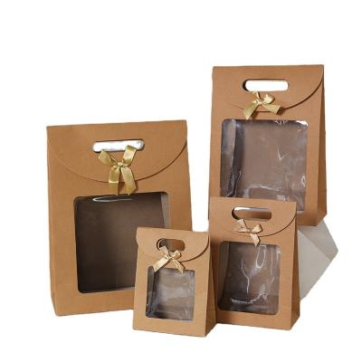 China Custom Shopping Recycled Carry Packaging Recycled Brown Kraft Materials Printing Cheap Paper Bags For Coffee Brand Food Grocery for sale