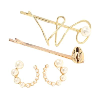 China Jaki Charms Wholesale High Quality Recyclable Korean Girl Pearl Hair Pins Luxury Pearl Hair Clips New Designs Handmade Hairpins For Women for sale