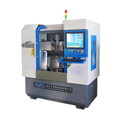 China Rim Surface Repair New Diamond Cutting Vertical CNC Alloy Wheel Lathe Alloy Wheel Repair Machine For Sale DCM35P for sale